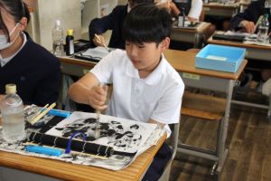 墨絵に挑戦3