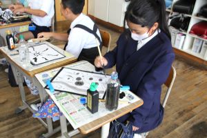 墨絵に挑戦4