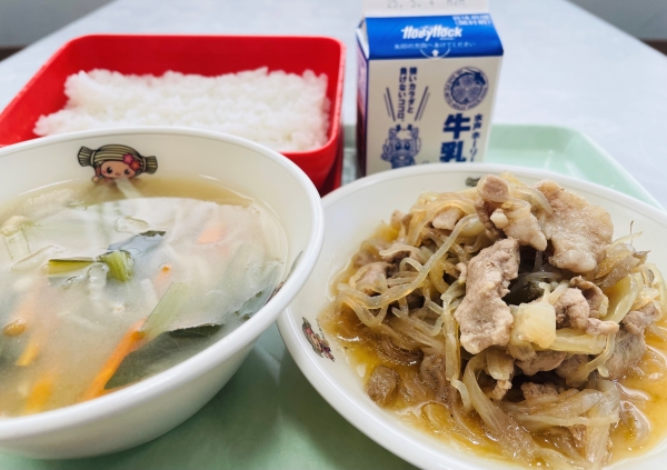 今日の給食