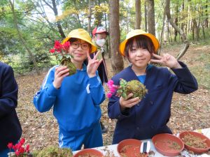 苔玉づくり4