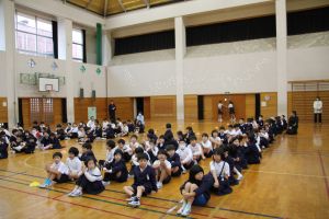壮行会の開会