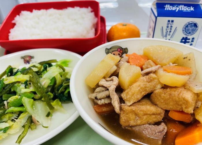 豚肉厚揚煮物 豚肉厚揚煮物