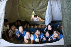 テント張り6