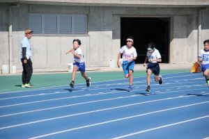 100m走15