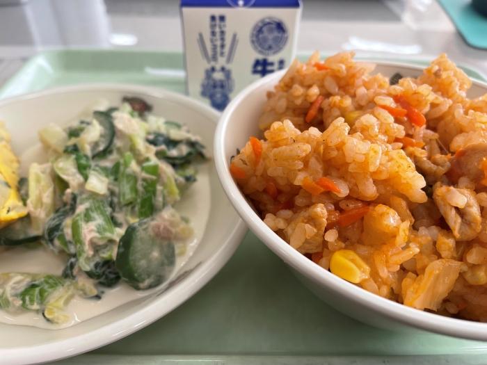 今日の給食 今日の給食