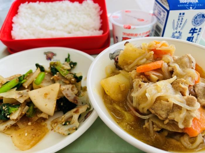 今日の給食 今日の給食