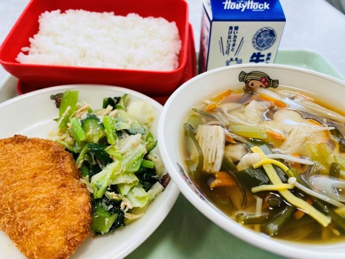今日の給食