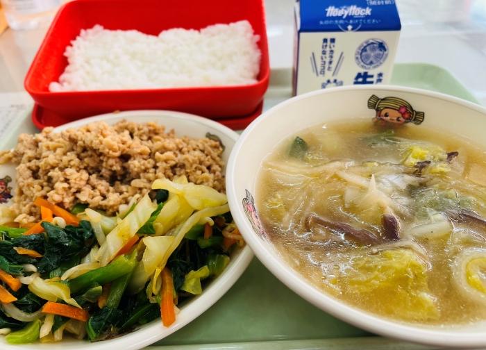 今日の給食 今日の給食