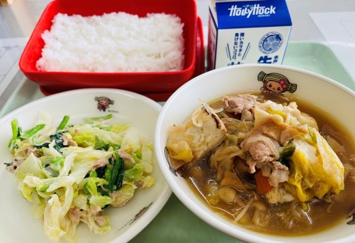 今日の給食