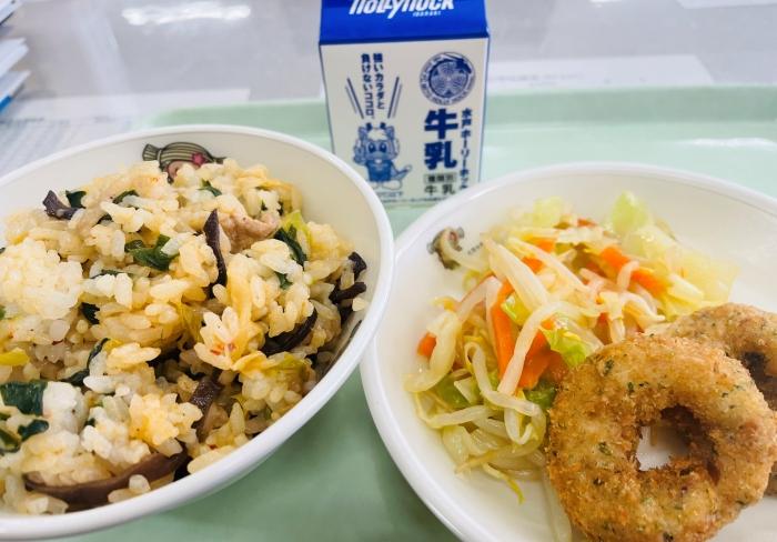 今日の給食 今日の給食