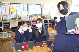 タブレットを使って タブレットを使って