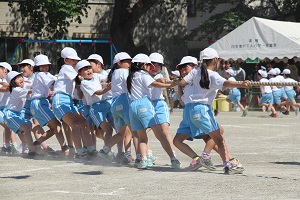 綱引き白
