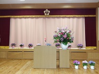 演台付近 演台付近