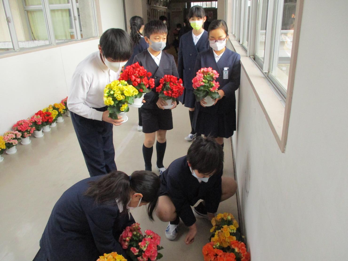 卒業式片付け(1) 卒業式片付け(1)