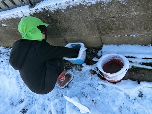 雪遊び 雪遊び