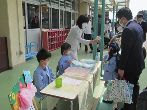 入学式受付つき 入学式受付つき
