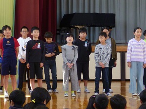 5年音読朝会