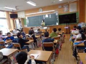 1年生朝の会