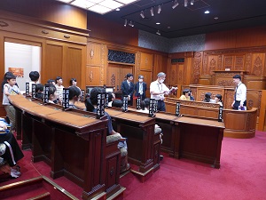 P1130210議場体験 P1130210議場体験