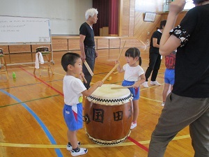 年少さん太鼓 年少さん太鼓