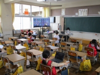 オンラインホームルームの様子です