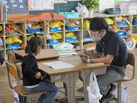 担当する教職員も感染症対策を徹底しています 担当する教職員も感染症対策を徹底しています