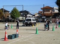 自転車の乗り方の実技2