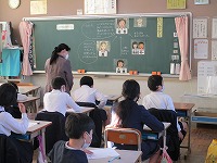人権教室の様子1