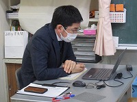 担任の先生の話