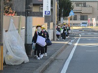 登校の様子1