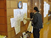 登校班を地図で確認しました