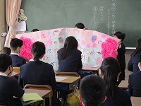 1年生からのお祝いメッセージ