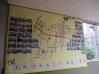 掲示物（学区地図）