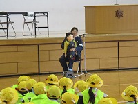 腹話術で学びました