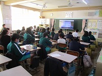 2組から4組はオンラインで参加しました 2組から4組はオンラインで参加しました
