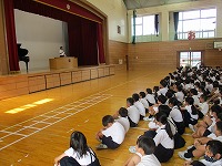校長先生のお話