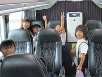 2階建てバス見学