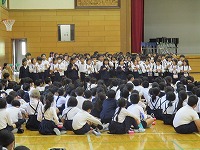 1年生の合唱