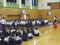 3年生の合奏と合唱 3年生の合奏と合唱