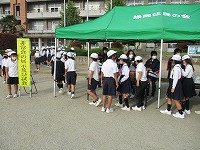 火災報知器の展示 火災報知器の展示