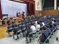 吹奏楽部によるアトラクション 吹奏楽部によるアトラクション