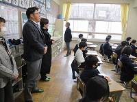 授業参観の様子1