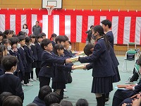 1年生からのプレゼント