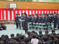 代表によるお礼のことば