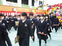 退場の様子 退場の様子