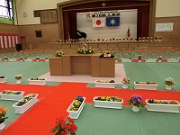 卒業式会場