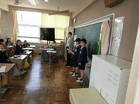 朝の会の様子