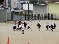先生とドッジボール