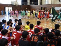 小学校からの応援団登場！