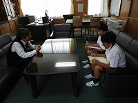 校長先生にインタビュー! 校長先生にインタビュー!